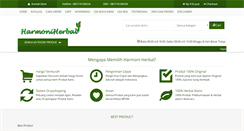 Desktop Screenshot of harmoniherbal.com